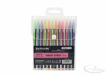 Gelinių rašiklių rinkinys 12 spalvų pastel HG6207-12