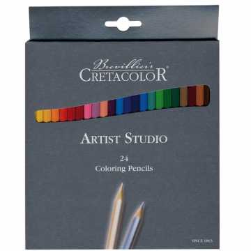 Spalvoti akvareliniai pieštukai "Creta color" 24 sp.