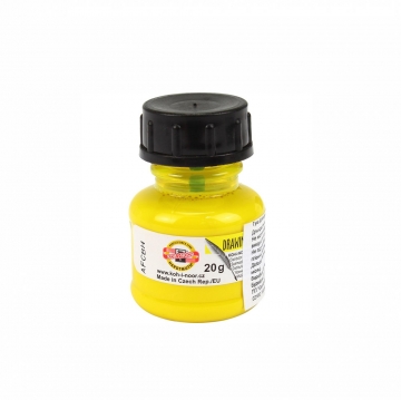 Tušas geltonas, 20 ml., Koh-I-Noor