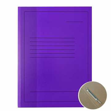 Segtuvas kartoninis su įsegėle, violetinės spalvos