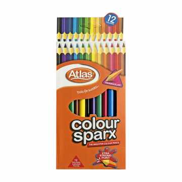 Spalvoti pieštukai "Atlas color sparx"