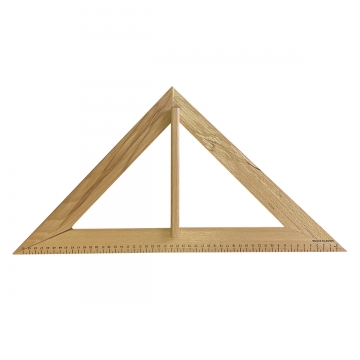 Medinis trikampis su lakikliu lentai 50cm A220