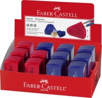 Drožtukas Faber castell dviejų skylių su konteineriu