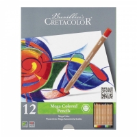 Spalvotų pieštukų rinkinys Cretacolor MegaColor 12sp. 290 12
